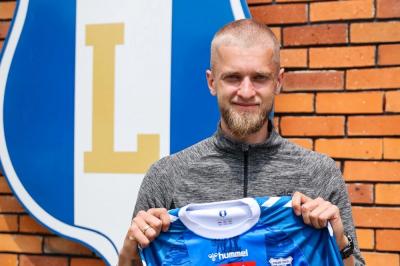 Kacper Grzesik asystentem trenera w Lubaczowie (fot. Pogoń-Sokół Lubaczów)