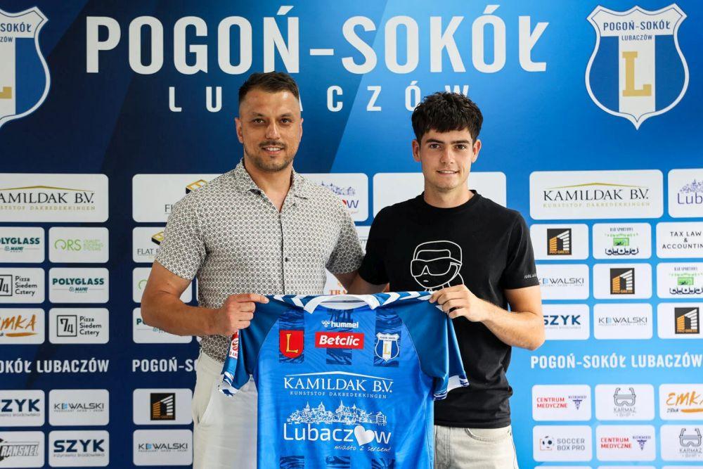 Wiktor Jaślar w Pogoni-Sokole Lubaczów (fot. Pogoń-Sokół Lubaczów)