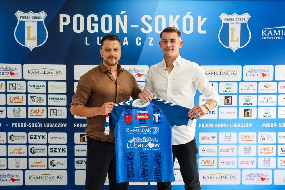 Adrian Kostrzewski nowym bramkarzem Pogoni-Sokoła Lubaczów (fot. Pogoń-Sokół Lubaczów)