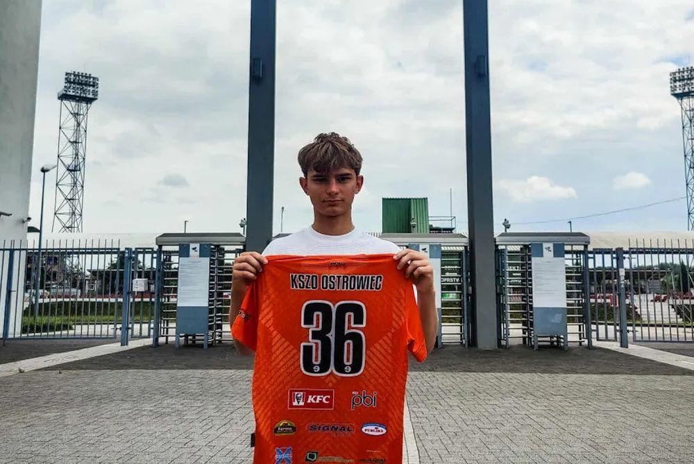 Łukasz Siedlecki nowym piłkarzem KSZO Ostrowiec Świętokrzyski (fot. KSZO 1929 Ostrowiec Świętokrzyski)