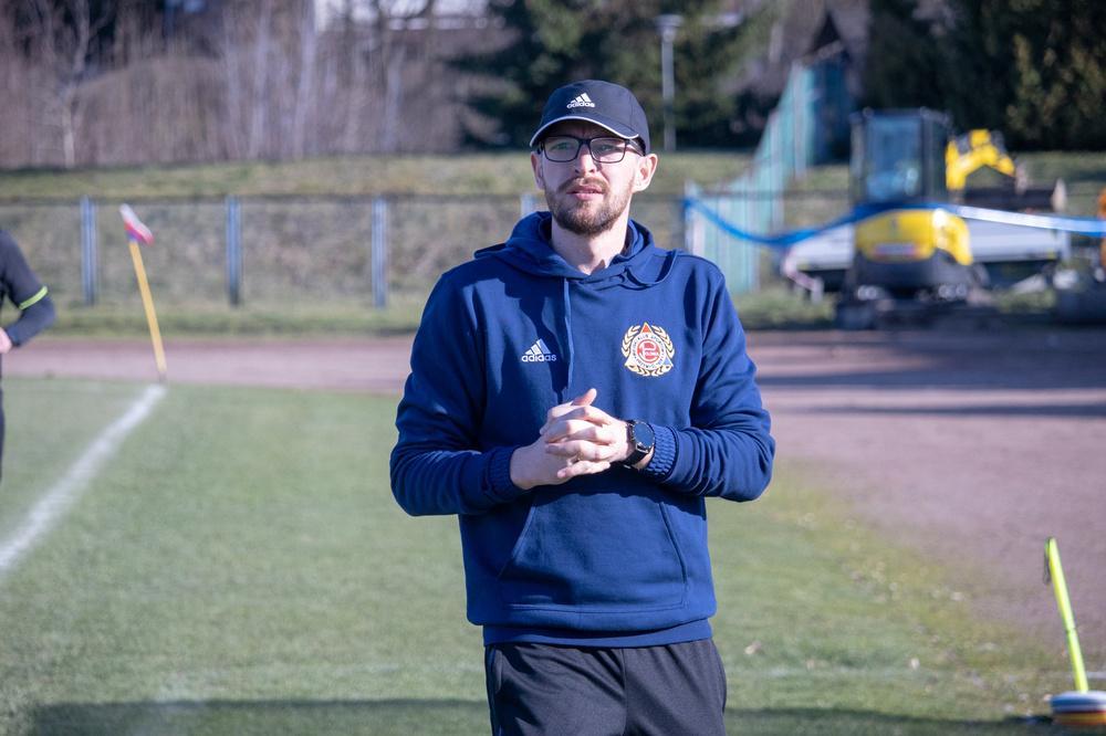 Waldemar Warchoł nie będzie dłużej trenerem Polonii Przemyśl (fot. Grzegorz Gajdzik)