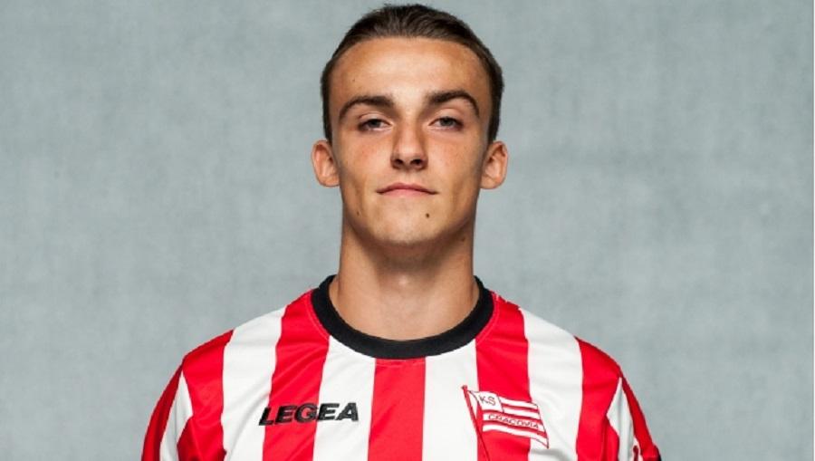 Adrian Kajpust będzie na wiosnę reprezentował barwy Wólczanki Wólka Pełkińska (fot. Cracovia)