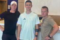 Kamil Beszczyński i Damian Skiba na stażu w Qarabag FK