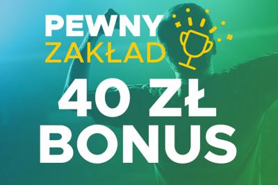 Jeszcze tylko dziś! Zwrot 40 zł jeśli nie wejdzie Ci jeden mecz