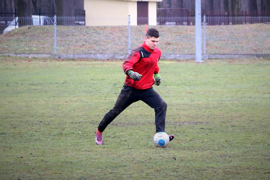 Bramkarz Andrzej Mikus najprawdopodobniej przeniesie się z KS-u Wiązownica do Polonii Przemyśl (fot. Natalia Styś)