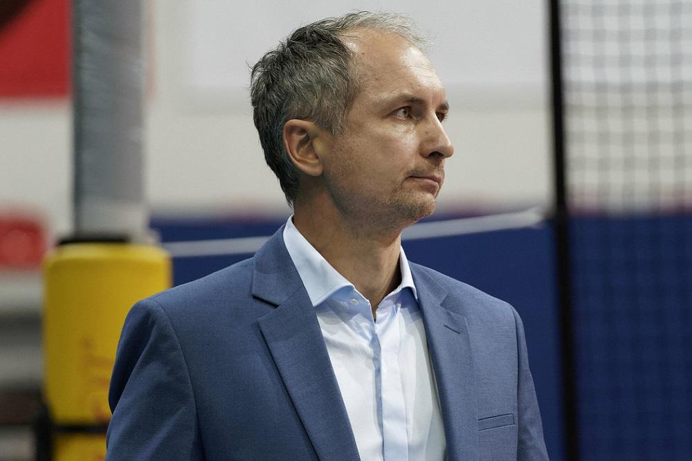 Andrzej Kowal nie jest już trenerem Ślepska Malow Suwałki. (fot. Plus Liga)