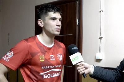 Na zdjęciu Arkadiusz Kasia, piłkarz KS-u Wiązownica.