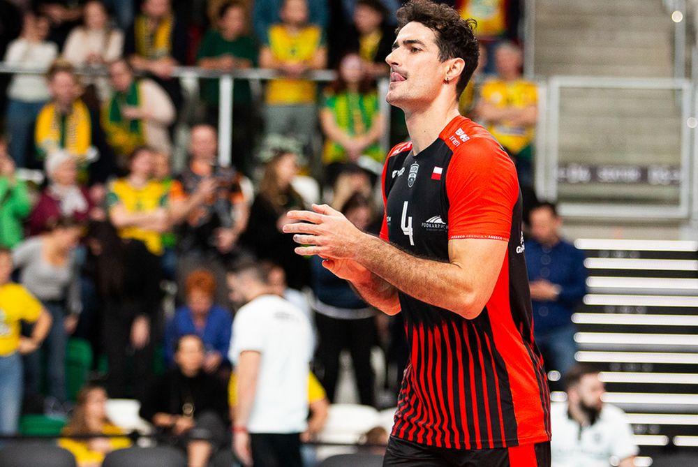 Yacine Louati zagrywał regularnie, ale nie wystarczyło to do choćby punktu w Olsztynie. Fot. Monika Pliś.