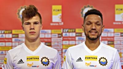 Bartosz Bajorek i Davi Wanderley Silva w Stali Mielec (fot. Stal Mielec)