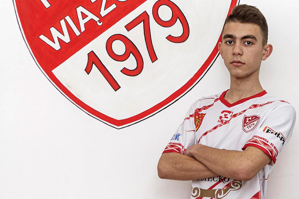 Bartosz Buńko został włączony do pierwszej drużyny KS Wiązownica (fot. facebook.com/KlubSportowyWiazownica)
