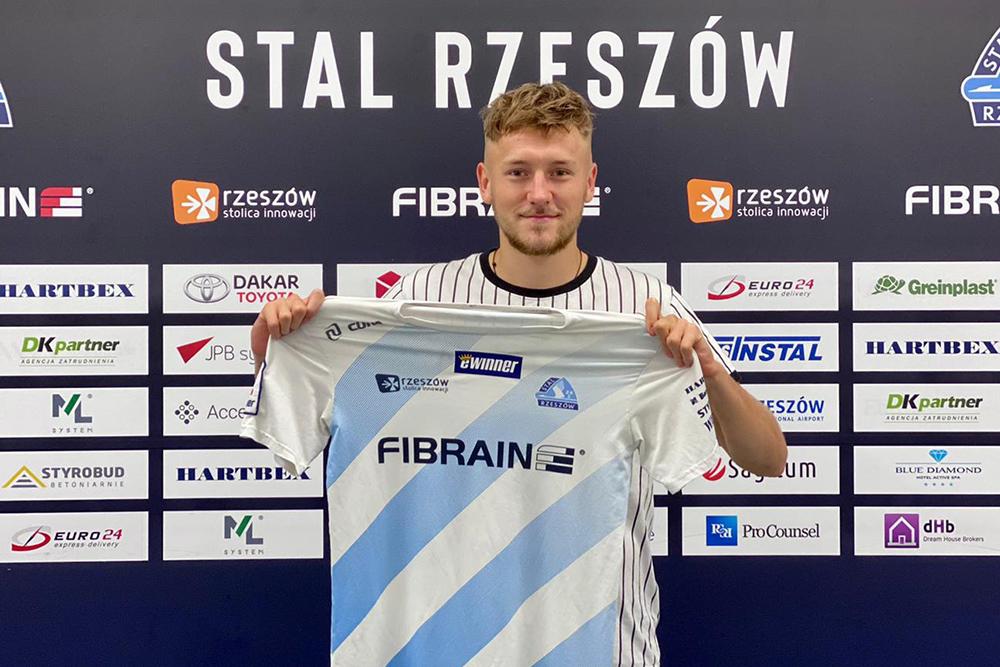 Bartosz Snopczyński został wypożyczony do Stali Rzeszów na najbliższy rok (fot. stalrzeszow.pl)