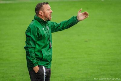 Bartosz Zołotar (na zdjęciu) nie może być zadowolony z meczu z KS-em Wiązownica. Wisłoka Dębica przegrała 1-2 (fot. Daria Misiaszek / Wisłoka Dębica)
