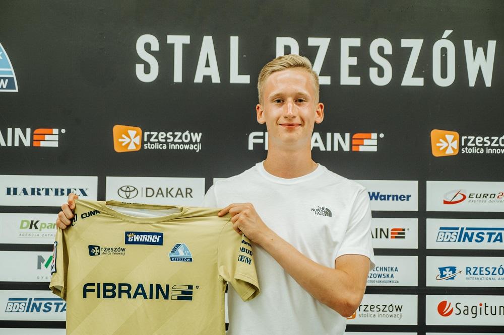 Bartosz Wierzchowski został nowym bramkarzem Stali Rzeszów. (fot. Stal Rzeszów)