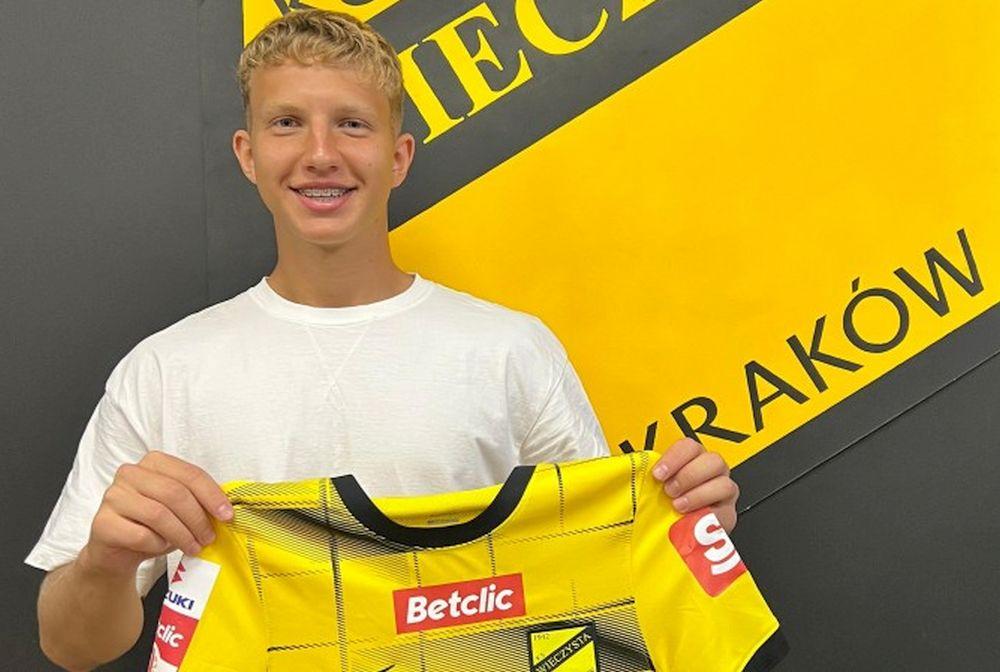 Kacper Gutowski dołączył do Wieczystej Kraków (fot. Wieczysta Kraków)