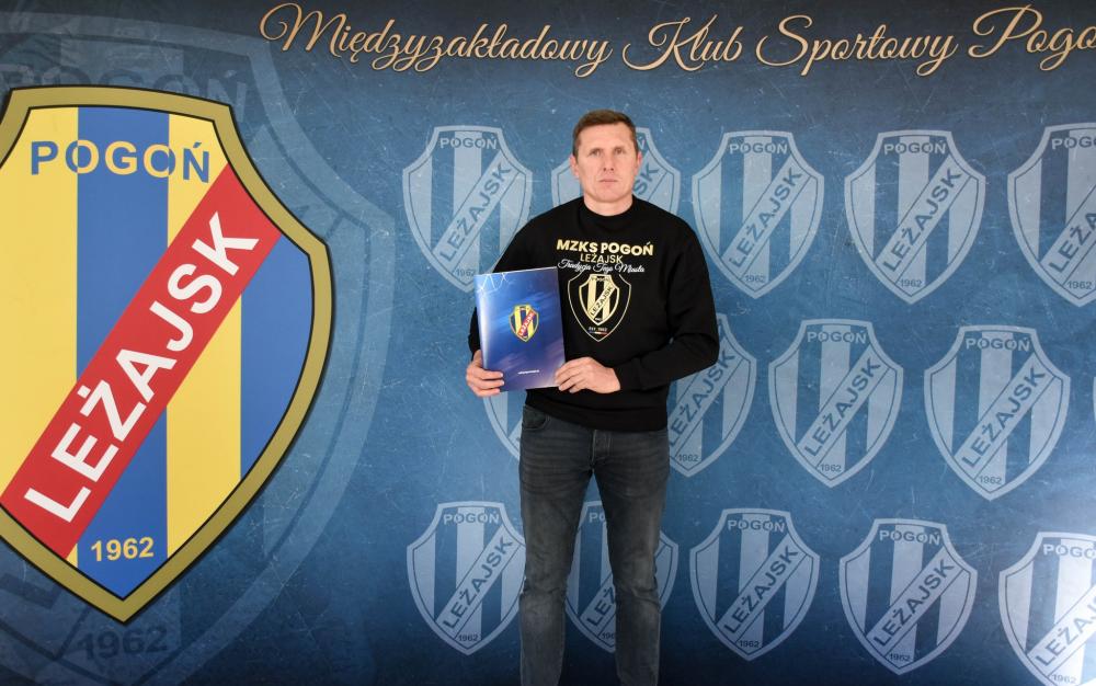 Bogusław Sierżęga zamienił Skołoszów na Leżajsk. Fot. MZKS Pogoń Leżajsk/Facebook. 
