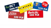 Aktualne promocje bukmacherskie - bonusy, cashback, freebet, bez depozytu
