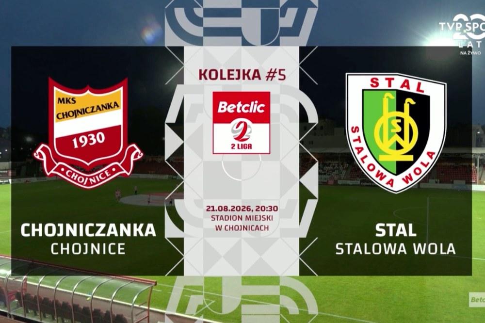 Skrót meczu Chojniczanka Chojnice - Stal Stalowa Wola 2-0 (wideo OnNetwork)