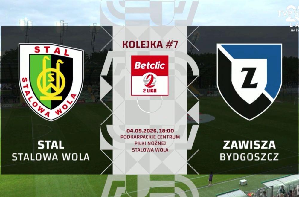 Skrót meczu Stal Stalowa Wola - Zawisza Bydgoszcz 3-3 (wideo OnNetwork)