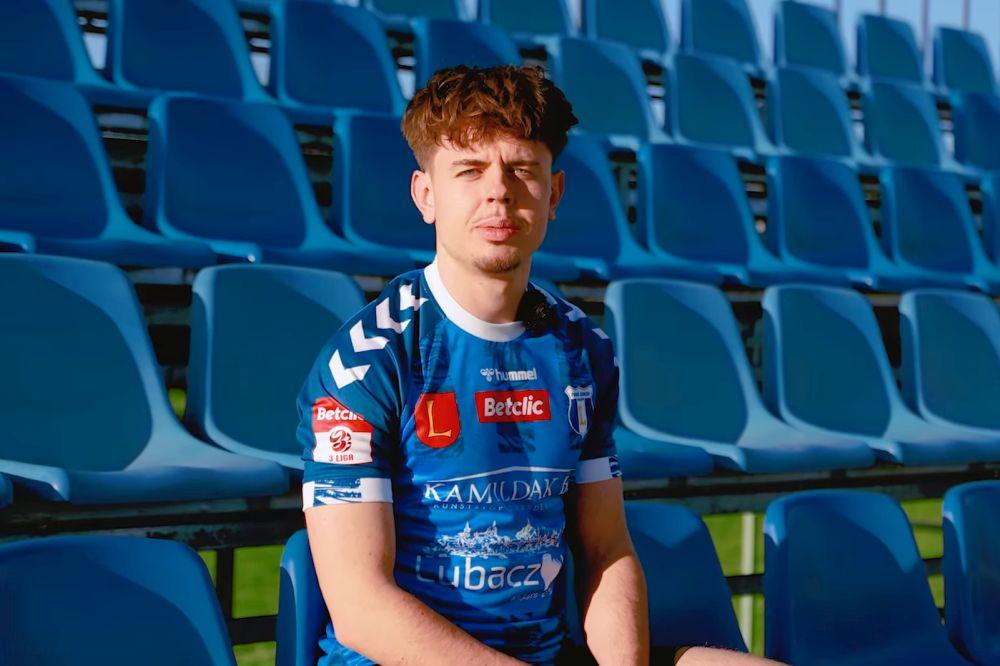 Mikołaj Doniecki został nowym piłkarzem Pogoni-Sokół Lubaczów (fot. Pogoń-Sokół Lubaczów)