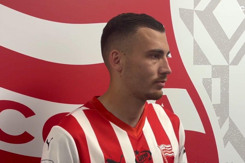 Filip Stojilković odejdzie z Cracovii. Pisa SC finalizuje transfer (fot. Cracovia TV)