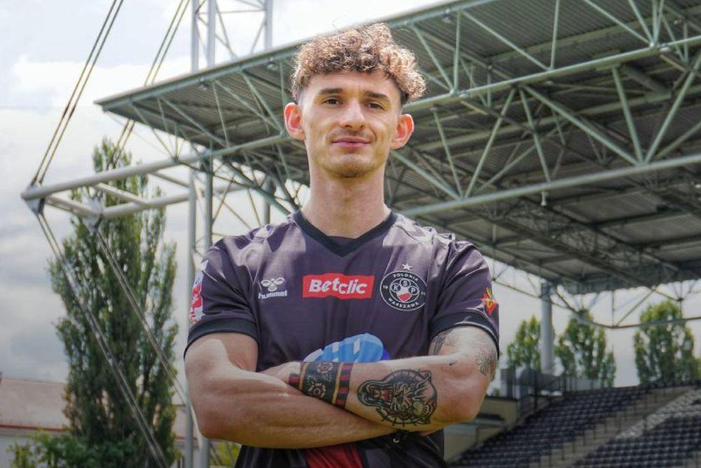 Robert Dadok oficjalnie piłkarzem Polonii Warszawa (fot. Polonia Warszawa)