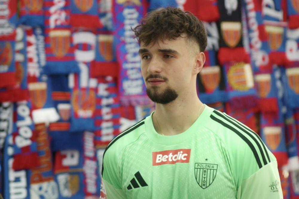 Filip Zwoliński dołączył do Polonii Bytom (fot. Polonia Bytom)