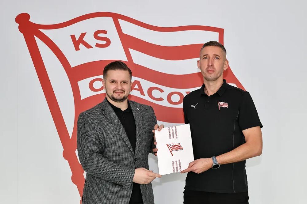 Michał Guja nowym trenerem rezerw Cracovii (fot. cracovia.pl)