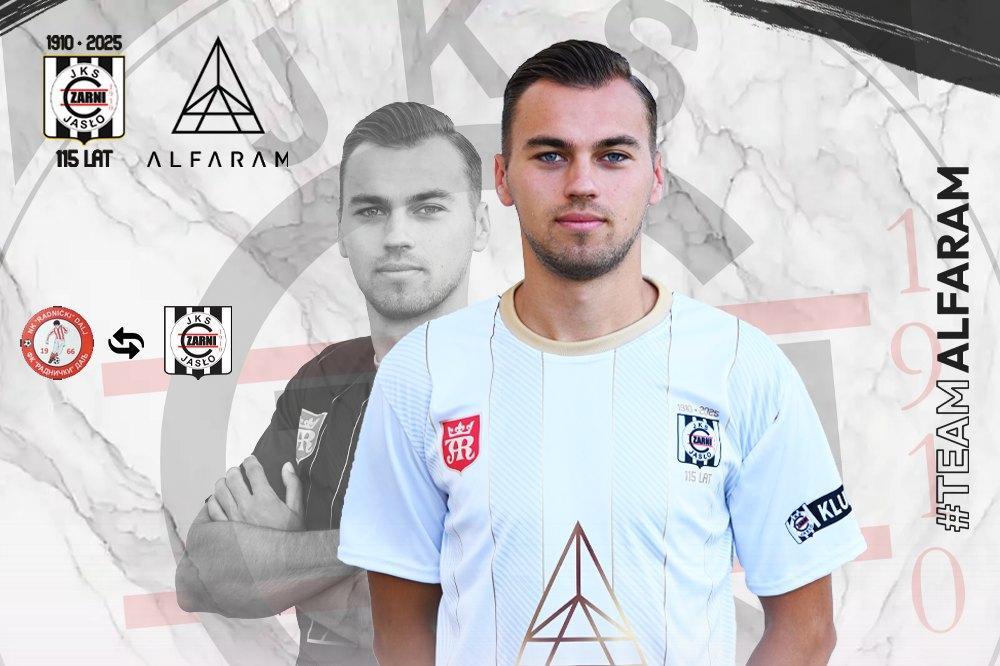 Dmytro Ponomarenko nowym piłkarzem Czarnych Jasło (fot. Krzysztof Paryś/ Czarni Jasło)