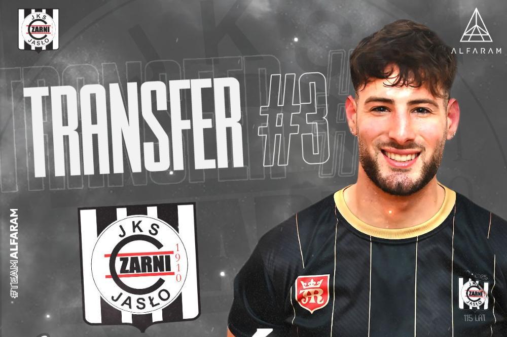 Sebastián Alarcón de Andrés nowym piłkarzem Czarnych Jasło (fot. Czarni Jasło/ Krzysztof Paryś)