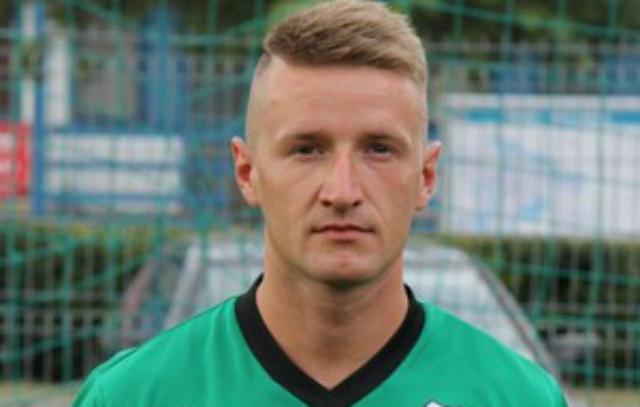 Na zdjęciu Damian Rusiecki (fot. chelmiankachelm.futbolowo.pl)