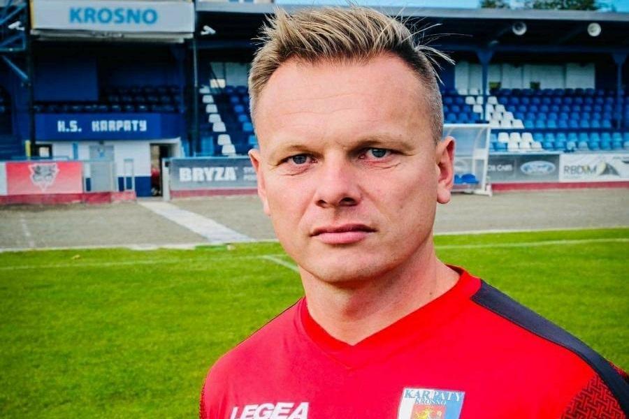 Dariusz Liana od pół roku prowadzi Karpaty Krosno. (fot. Karpaty Krosno)