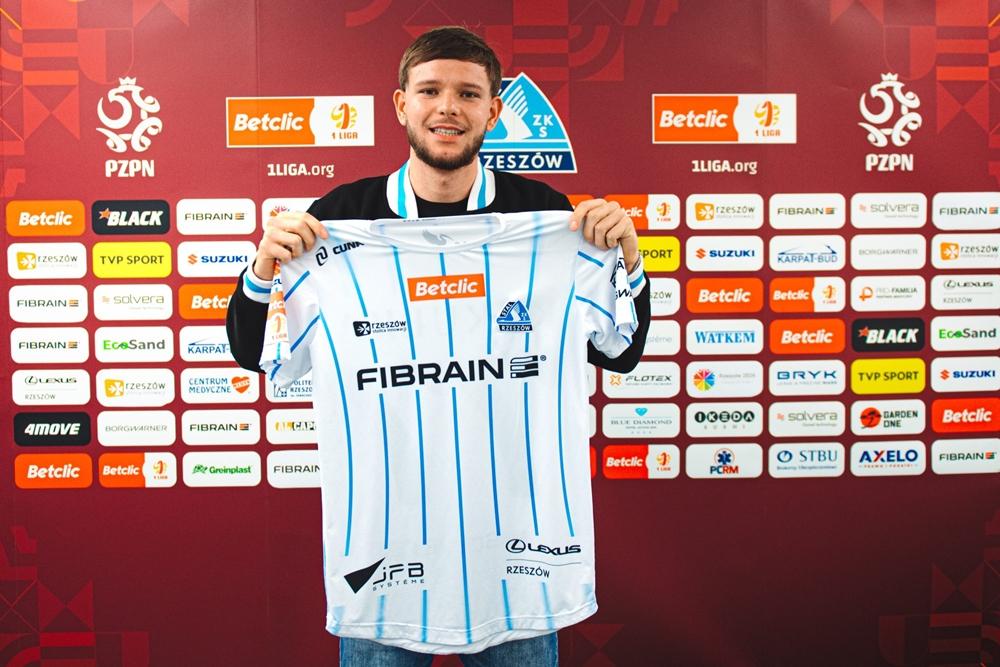 Darvin Jablonski nowym zawodnikiem Stali Rzeszów (fot. Stal Rzeszów)