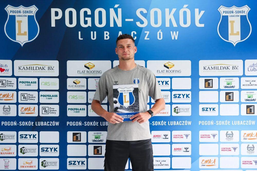 Dawid Obłoza poprowadzi Pogoń-Sokół II Lubaczów w nowym sezonie (fot. Akademia Pogoni-Sokoła Lubaczów)