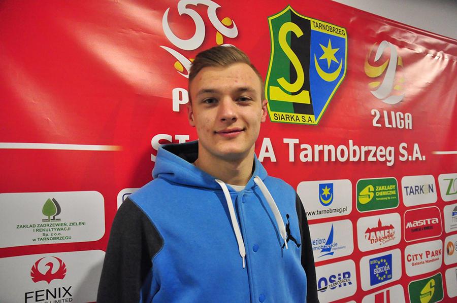 Dawid Witkowski wzmocnił Siarkę Tarnobrzeg (fot. facebook.com / Siarka Tarnobrzeg)