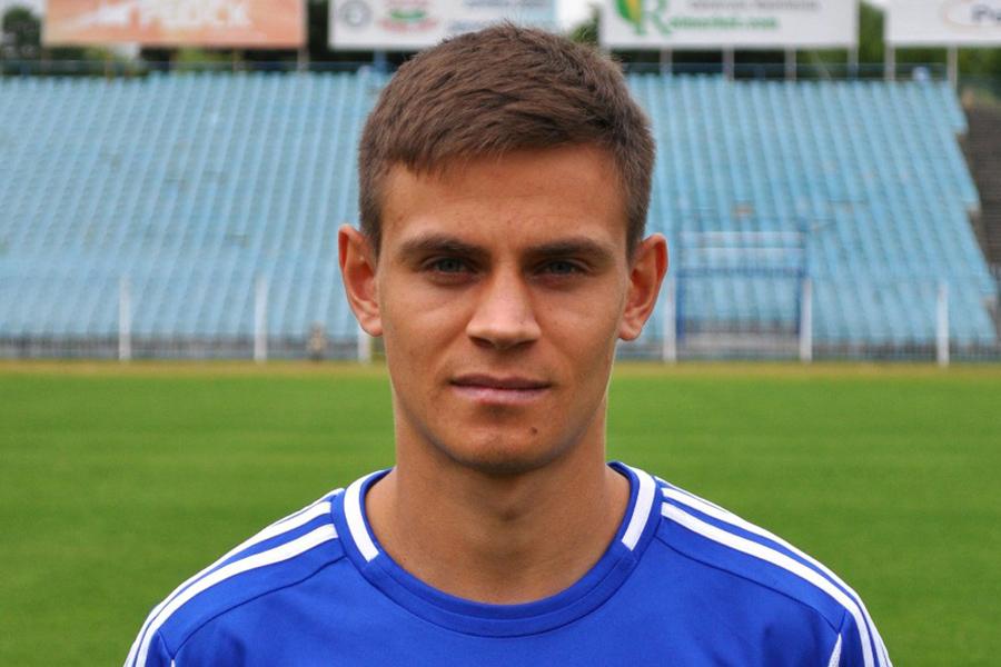 Na zdjęciu Dawid Jabłoński (fot. wisla.plock.pl)