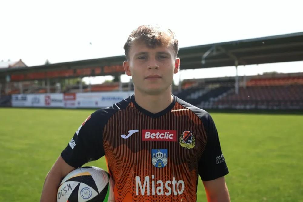 Dawid Zieba wypożyczony do KSZO Ostrowiec Świętokrzyski (fot. KSZO Ostrowiec Świętokrzyski)