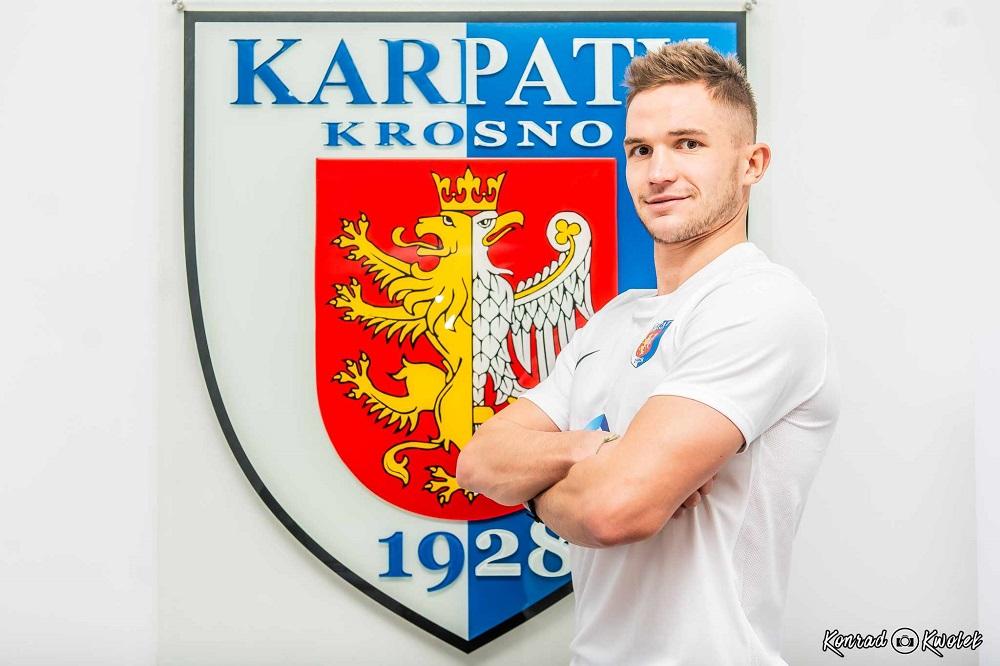 Denys Prytykowśkyj nowym piłkarzem Karpat Krosno! (fot. Konrad Kwolek)