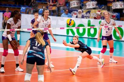 Na swoim terenie DevelopRes pewnie wygrał w trzech setach. Jak będzie w Mielcu? Fot. Monika Pliś.