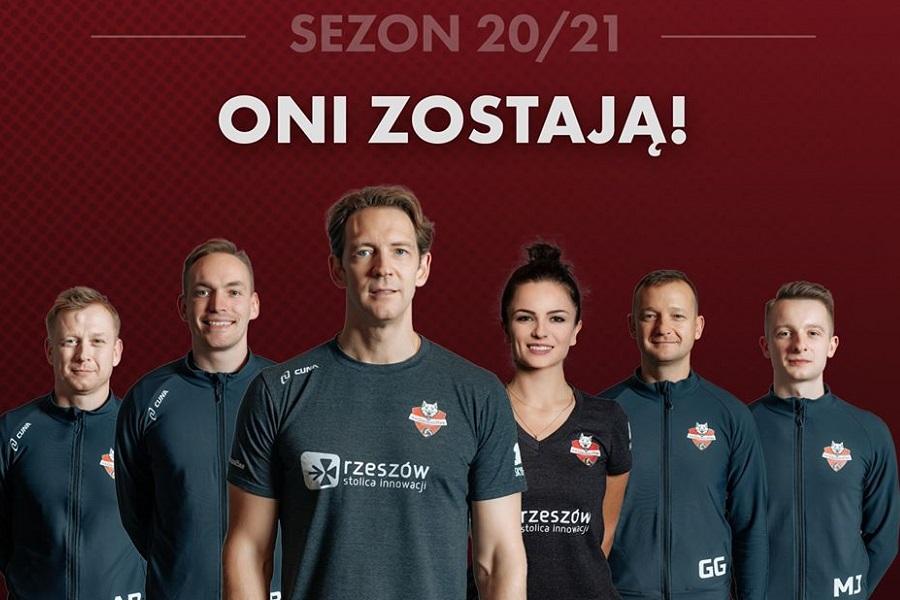 Znamy sztab szkoleniowy Developresu Rzeszów na sezon 2020/21. (fot. Developres)