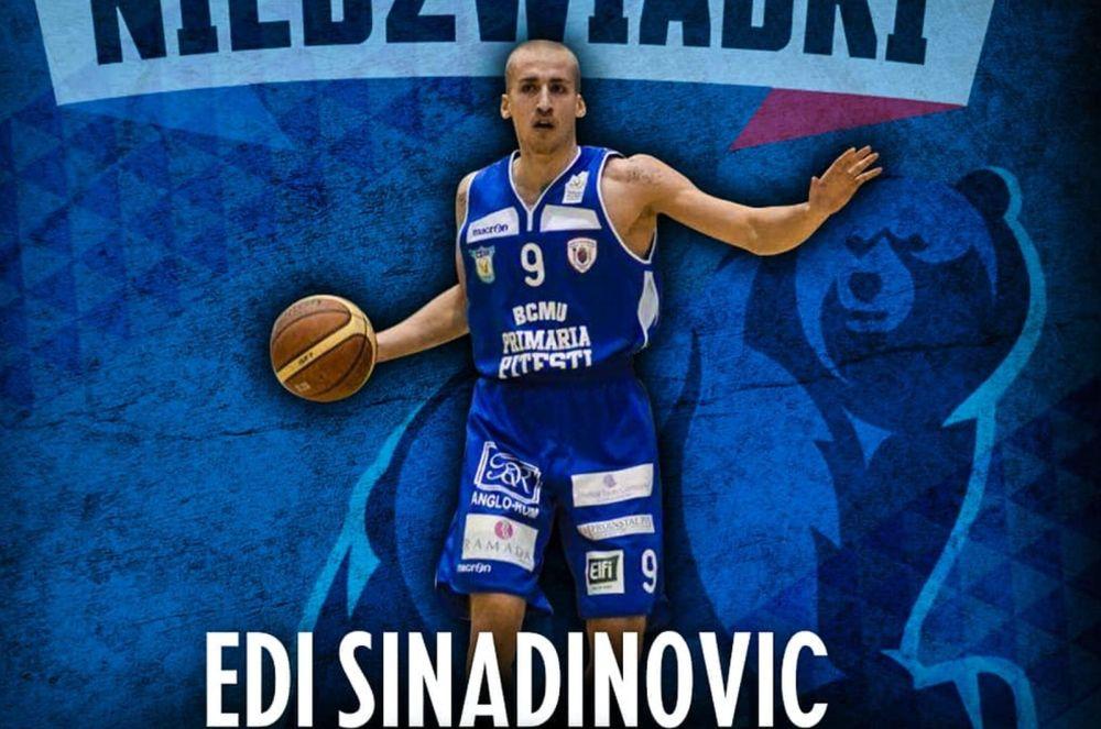 Edi Sinadinović ma być w nadsańskiej ekipie głównym konstruktorem ofensywnych akcji (Fot. Niedźwiadki Chemart Przemyśl/facebook)  