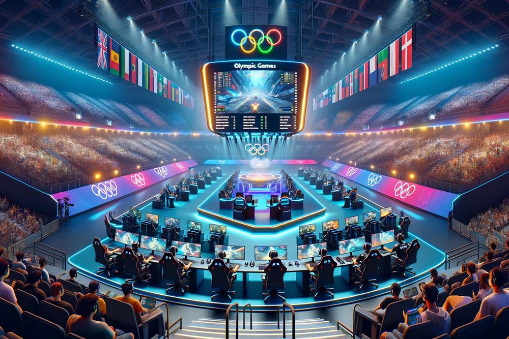 E-sport na Igrzyskach Olimpijskich? Być może już wkrótce (fot. wizualizacja / AI DALL-E)