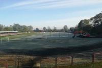 Koparki wjechały na murawę Startu Rymanów. Ruszyła modernizacja obiektu