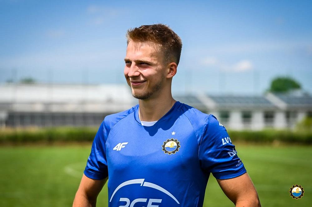 Fryderyk Gerbowski jest zadowolony z powrotu do Stali Mielec! (fot. Stal Mielec)