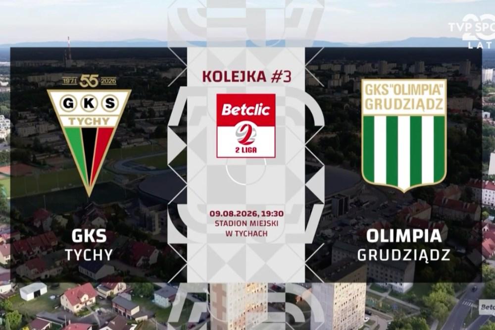 Skrót meczu GKS Tychy - Olimpia Grudziądz 1-1 (wideo OnNetwork)