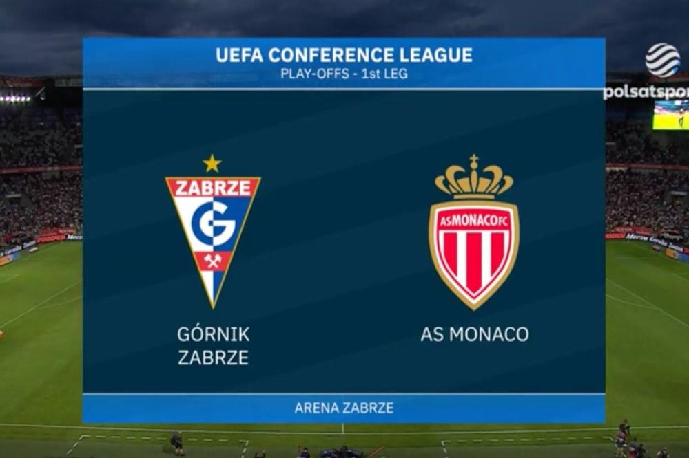 Skrót meczu Górnik Zabrze - AS Monaco 2-3 (skrót wideo)
