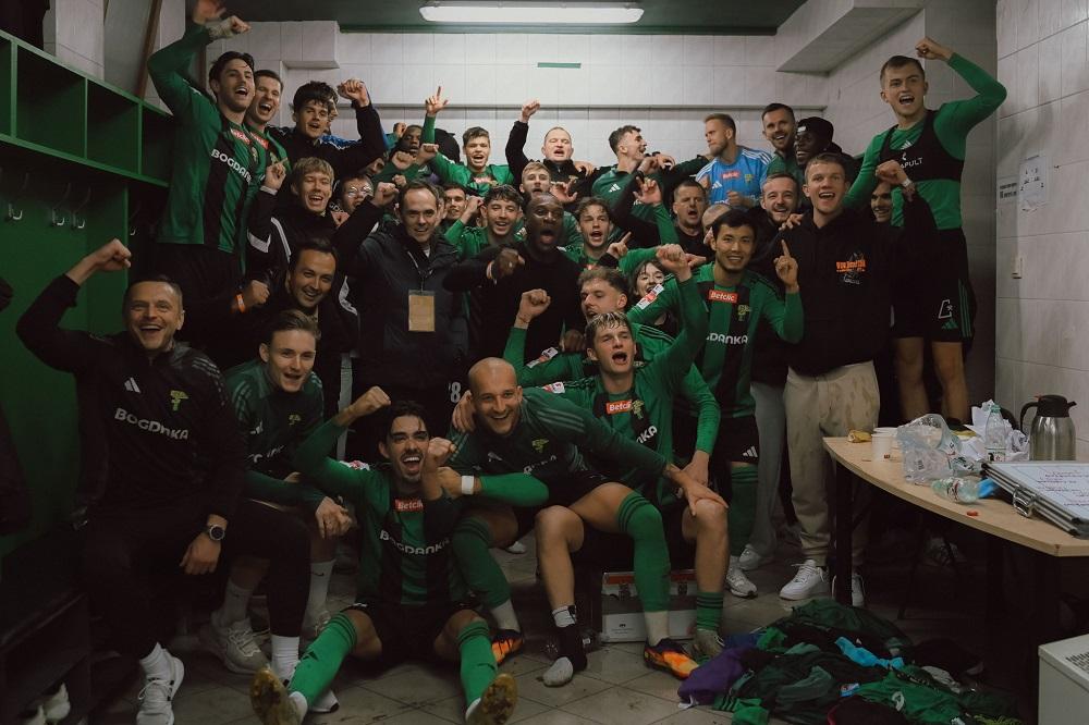 Górnik Łęczna po raz pierwszy wygrał w sezonie 2025/26! (fot. Górnik Łęczna)