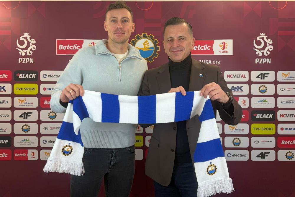 Maciej Gostomski nowym bramkarzem Stali Mielec (fot. FKS Stal Mielec)