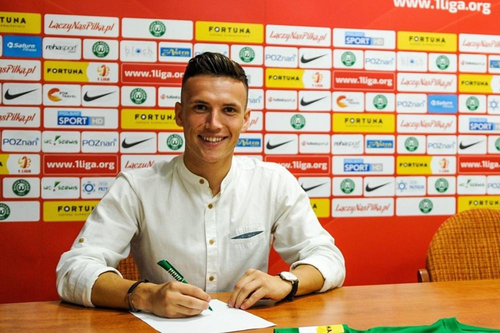Gracjan Jaroch został nowym zawodnikiem Resovii (fot. Warta Poznań)