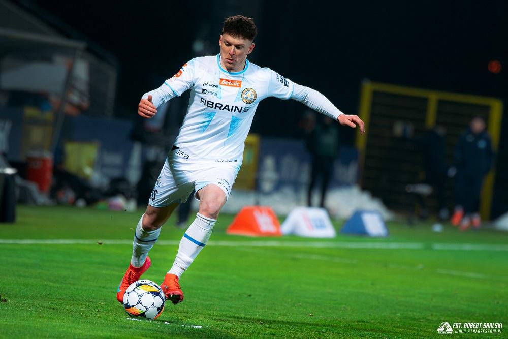 Haris Duljević przesądził o zwycięstwie rzeszowian. Fot. Robert Skalski / Stal Rzeszów.