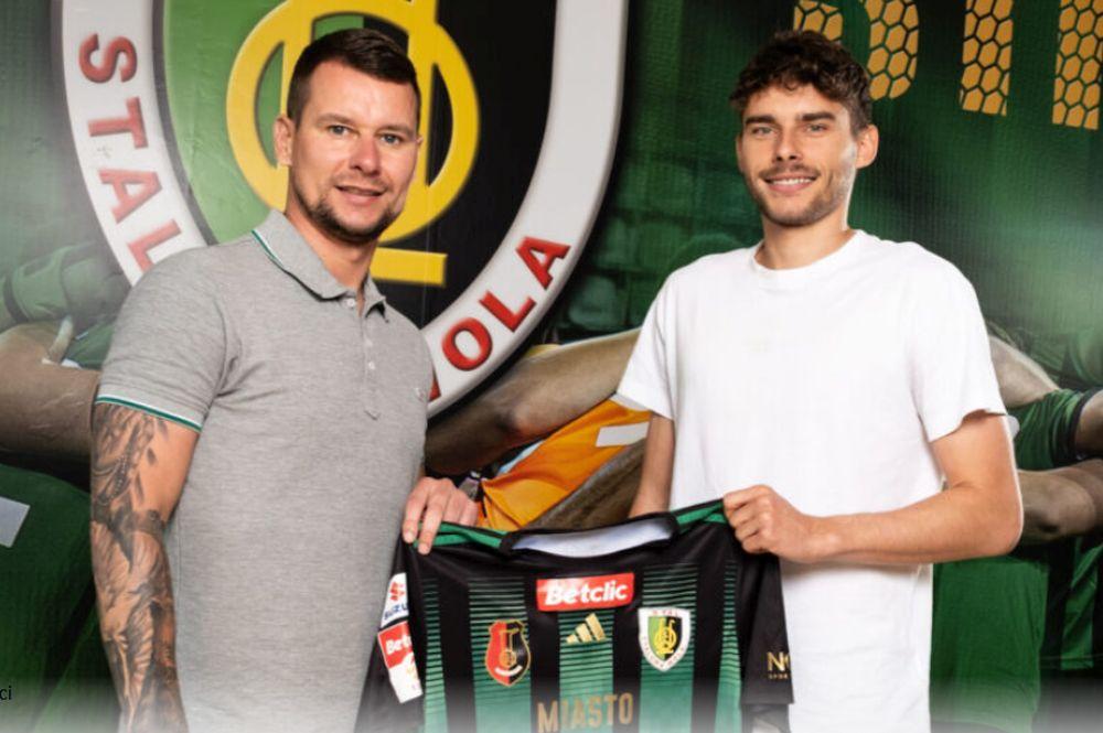 Maksymilian Hebel nowym piłkarzem Stali Stalowa Wola (fot. Stal Stalowa Wola)